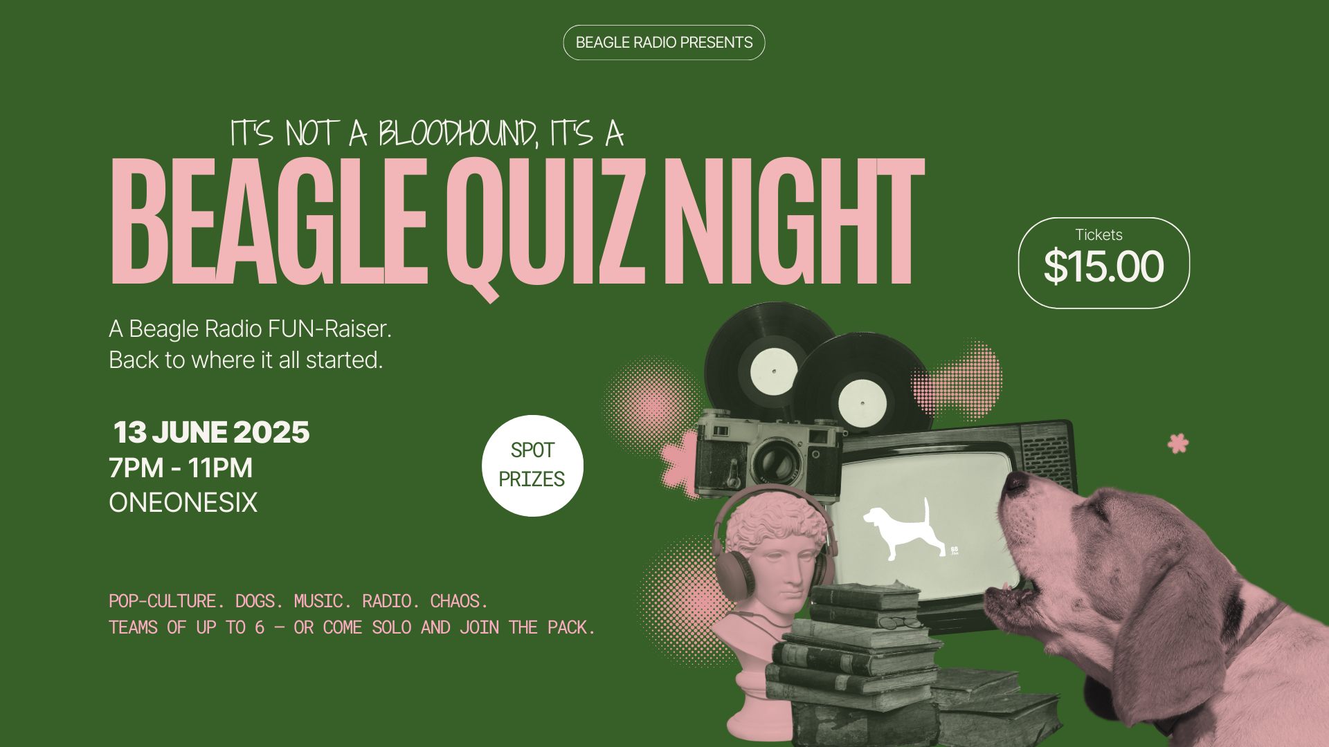 beagle radio quiz night
