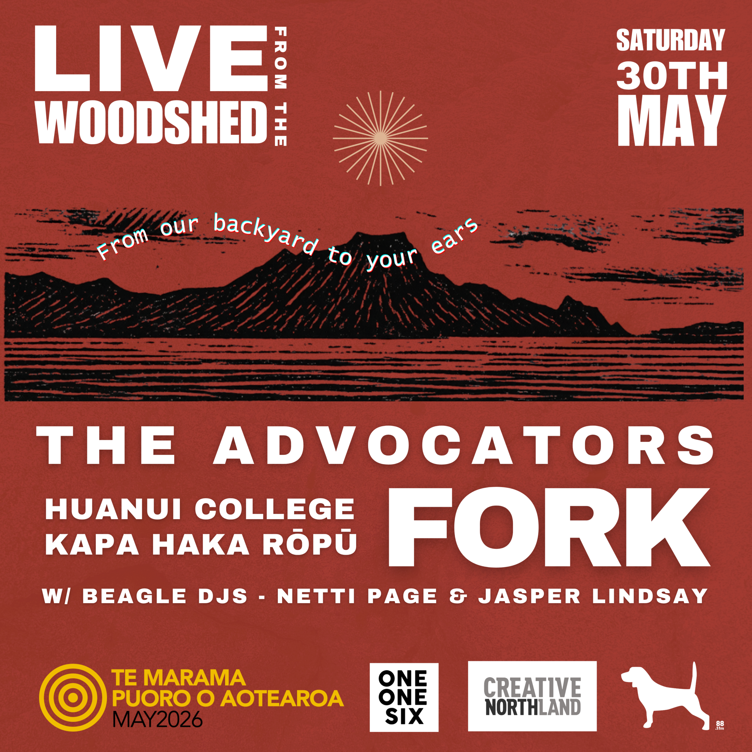 Live from the Woodshed - Beagle Radio - NZMM
